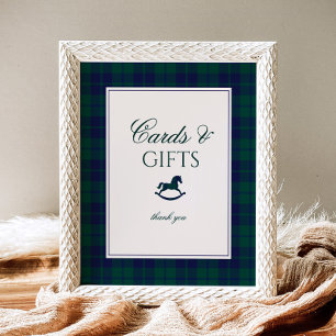 Poster Cartões de Xadrez e presentes Vintage Polo Rocking