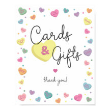 Cartões Doces e Sinal de Presente