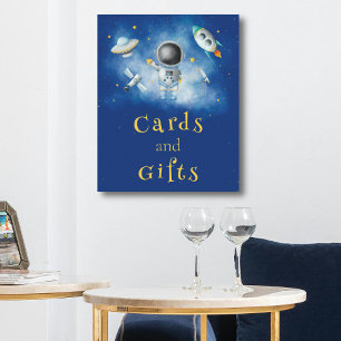 Poster Cartões e presentes astronautas espaciais