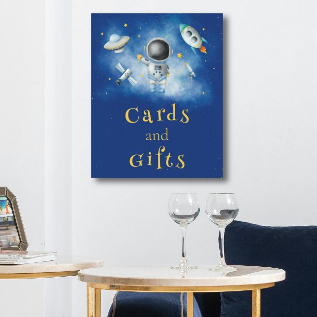 Poster Cartões e presentes astronautas espaciais (Criador carregado)