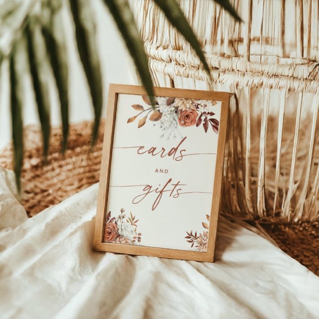 Poster Cartões e presentes Boho Chá de panela Terracotta  (Criador carregado)