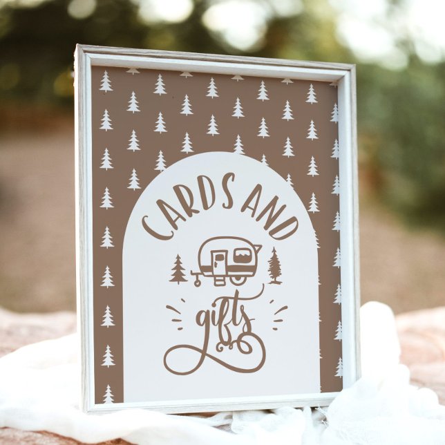 Poster Cartões e presentes Capming One Happy Camper (Criador carregado)