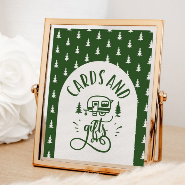 Poster Cartões e presentes Capming One Happy Camper (Criador carregado)