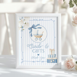 Poster Cartões e Presentes de Carruagem Vintage Chinoiser