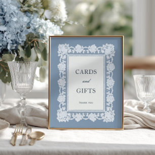 Poster Cartões e Presentes de Casamento com Moldura de Re