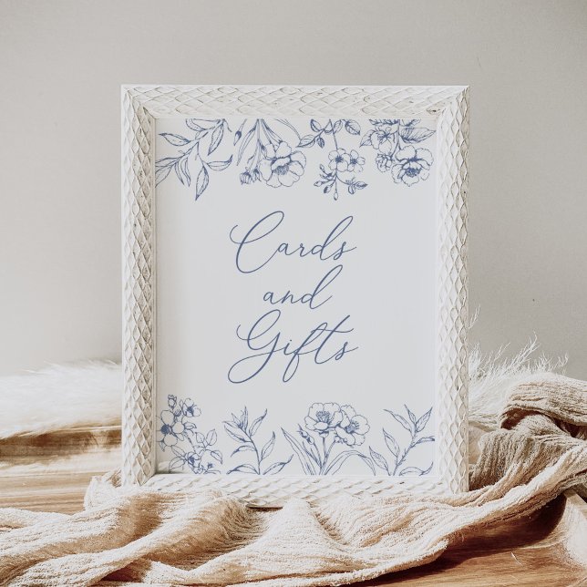 Poster Cartões e presentes de Chá de panela floreais (Criador carregado)