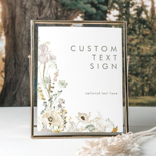 Poster Cartões e Presentes de Flores Silvestres Caprichos