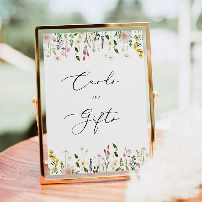 Poster Cartões e presentes de flores silvestres minimalis (Criador carregado)