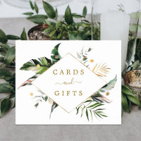 Cartões e presentes de folgas tropicais