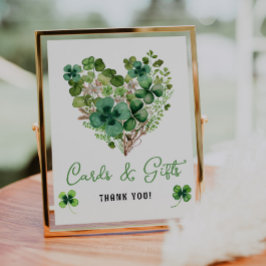 Poster Cartões e presentes do Chá de fraldas de Charme Lu