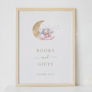 Poster Cartões e presentes Dourados Sinal de Chá de frald