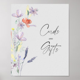 Poster Cartões e Presentes Florais Boho