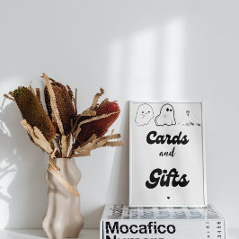 Poster Cartões e presentes jogo de chá de fraldas fantasm