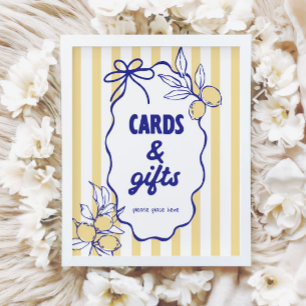 Poster Cartões e presentes mediterrânicos CIAO BABY Lemon