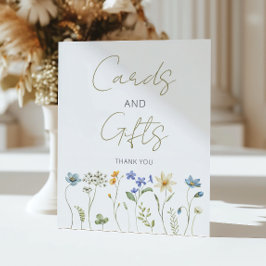 Poster Cartões e presentes naturais de flor selvagem