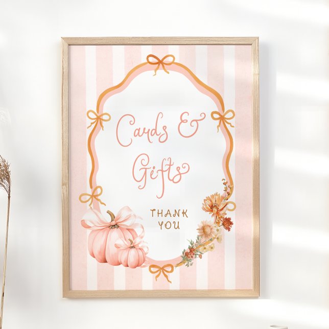 Poster Cartões e Presentes para Chá de Bebê Floral de Abó (Criador carregado)