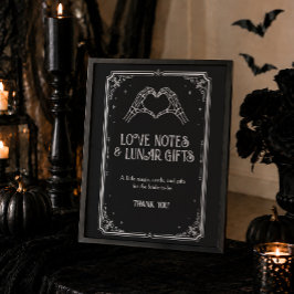 Poster Cartões e Presentes para Chá de Noiva de Halloween