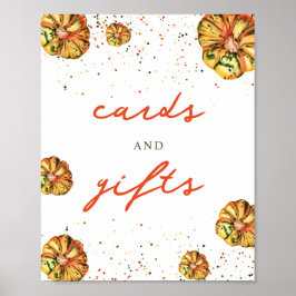 Poster Cartões e presentes para Chás de fraldas de Boho P