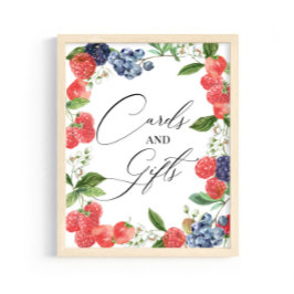 Poster Cartões e presentes para Chás de fraldas de cor aq