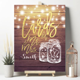 Poster Cartões e presentes para o casamento da Sra. Mason