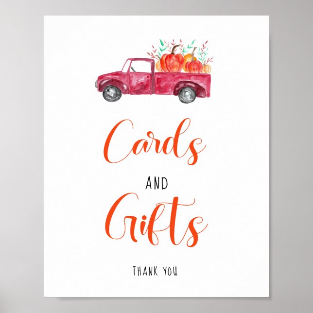 Poster Cartões e presentes Pequeno Chá de fraldas de Abób (Frente)