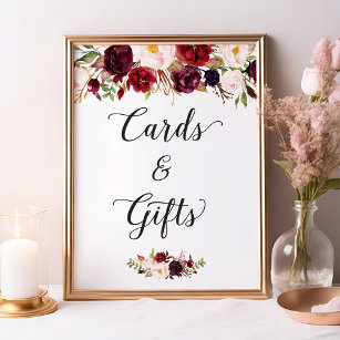 Pôster Cartões e presentes   Símbolo de Casamento Floral 
