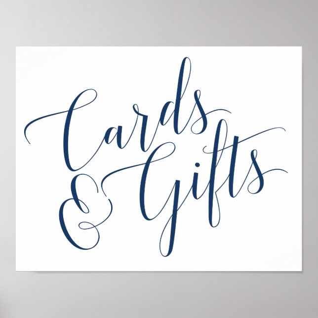 Poster Cartões e presentes - Sinal (Frente)