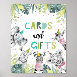 Poster Cartões e Presentes - Sinal de Aniversário de Anim