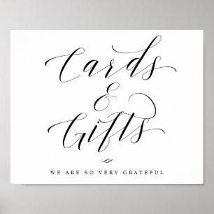 Poster Cartões e Presentes - Sinal de Casamento Elegante