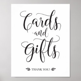 Pôster Cartões e Presentes - Sinal de Casamento Moderno