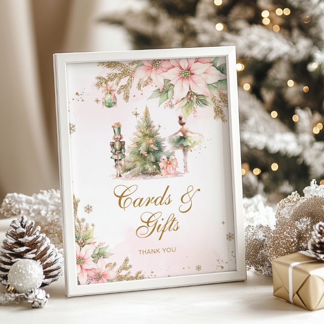 Poster Cartões e presentes Winter Onederland Nutcracker (Criador carregado)