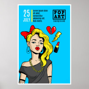 Poster Cartões em quadrinhos