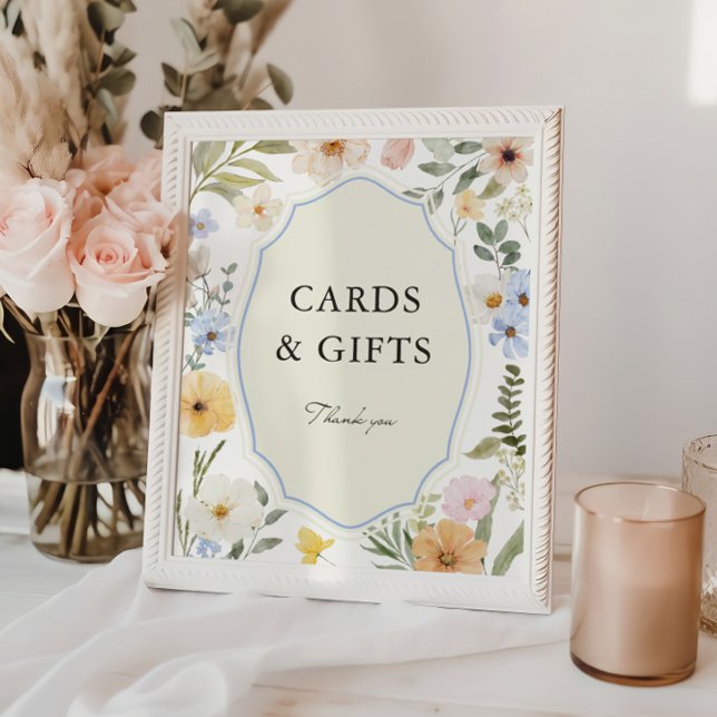 Poster Cartões Florais e Presentes Pastel (Criador carregado)