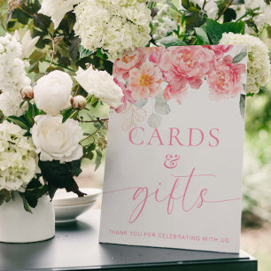 Poster Cartões Florais e Sinal de Presente Piper Peony