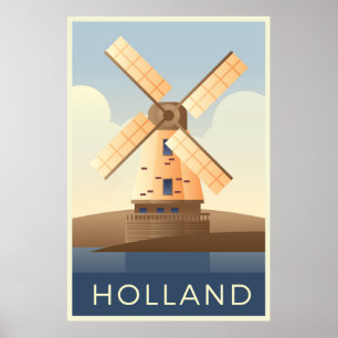 Poster Cartões postais Holandesos