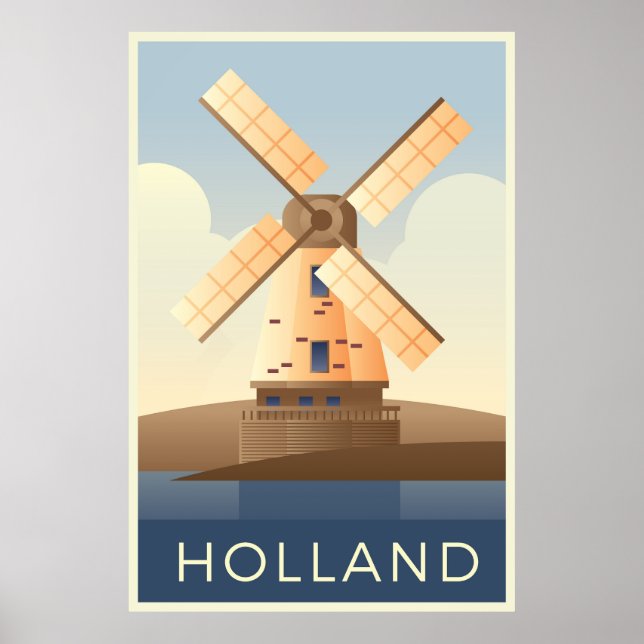 Poster Cartões postais Holandesos (Frente)