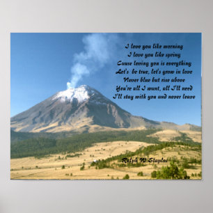 Pôster Cartões postais românticos