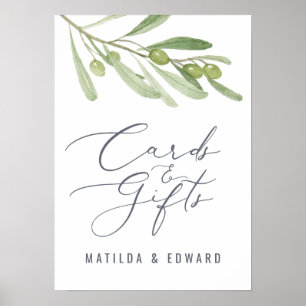 Poster Cartões & presentes de casamento do ramo de