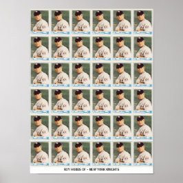 Poster Cartões Virgens Roy Hobbs