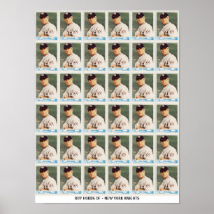 Poster Cartões Virgens Roy Hobbs