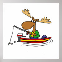 Cartografia de Pesca Moose Engraçada