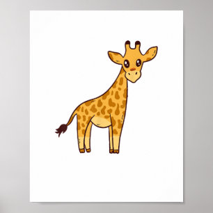 Poster Cartografia Girafa I Kids I Toddler Giraffe