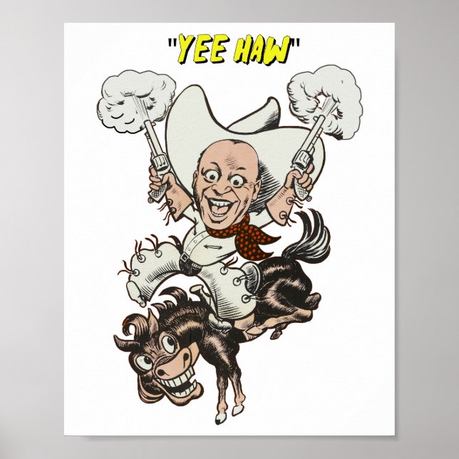 Poster Cartografia pistolas fotografadas a cavalo (Frente)