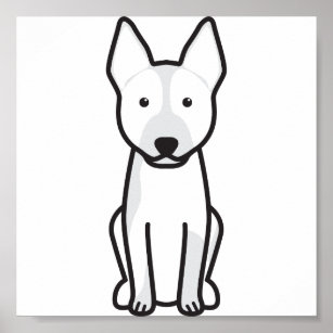 Poster Cartoon australiano de cães de gado