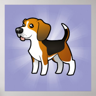 Pôster Cartoon Beagle
