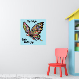 Poster Cartoon Butterfly Personalizada