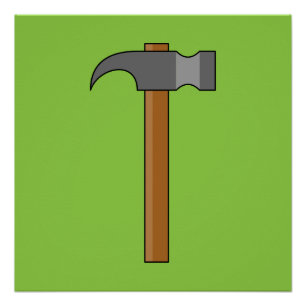 Pôster Cartoon Claw Hammer