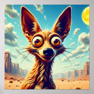 Poster Cartoon Coyote