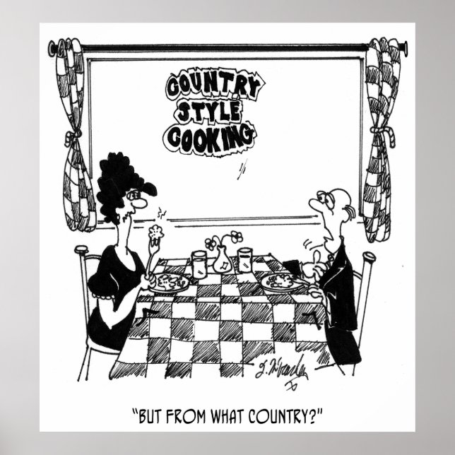 Poster Cartoon de cozinhar 4527: (Frente)