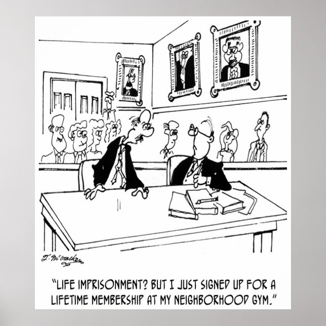 Pôster Cartoon de Exercício 5311 (Frente)